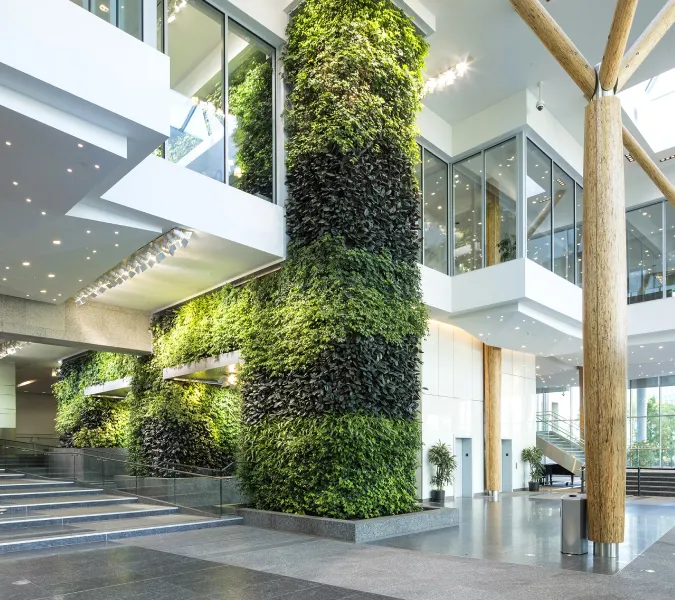 A well-cleaned commercial building in Edmonton.