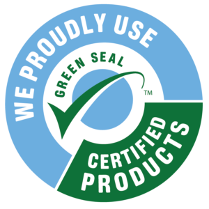 The seal that ensures a cleaning product is eco-friendly.